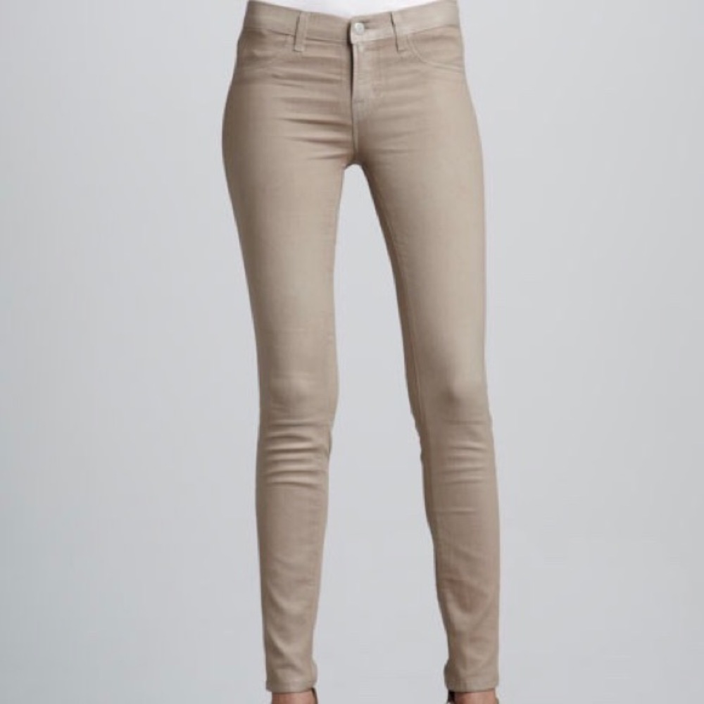 J Brand Coated Skinny Jeans sz 28